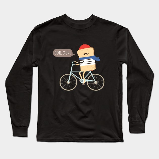 french toast Long Sleeve T-Shirt by milkyprint